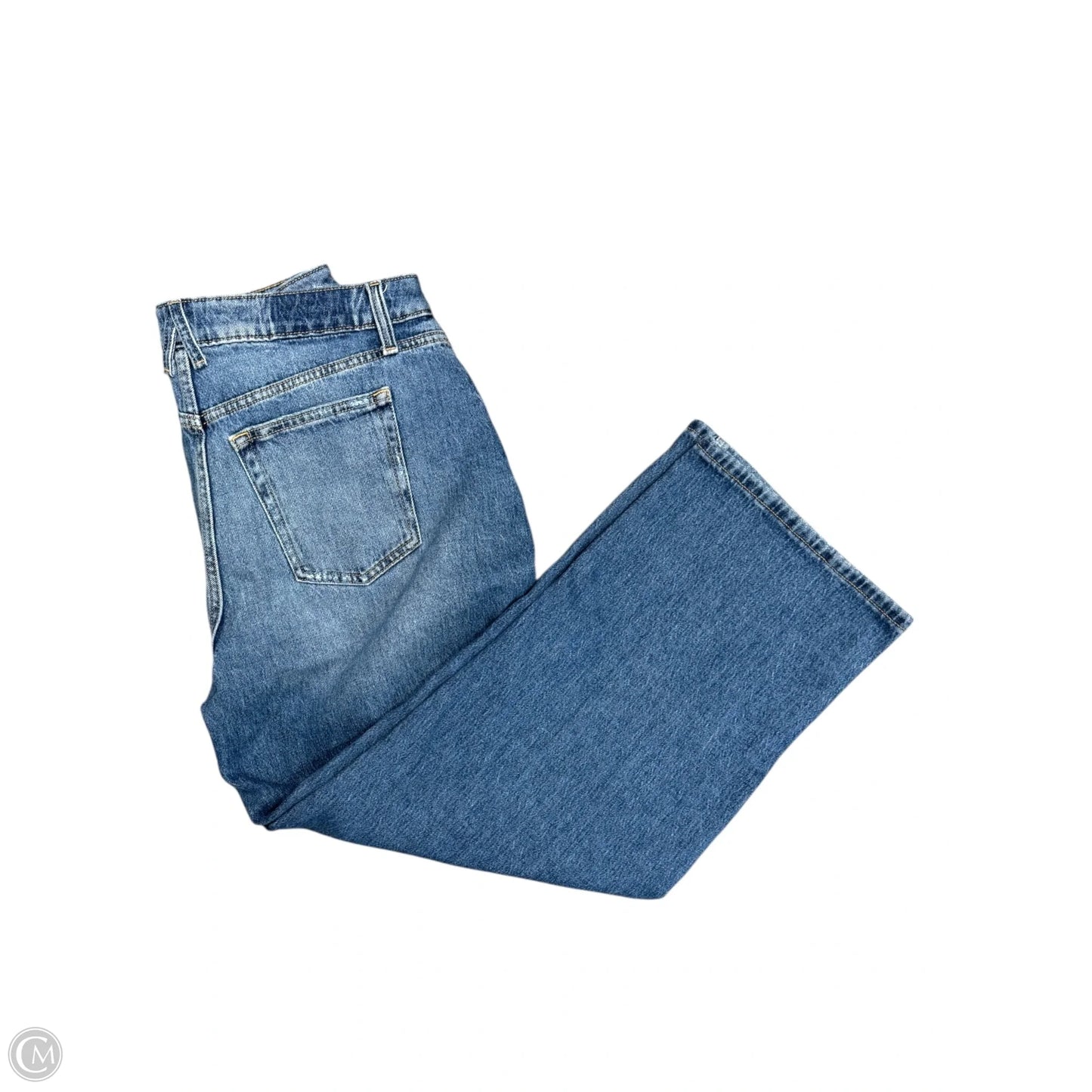 Jeans Wide Leg By Clothes Mentor In Blue Denim, Size: 14