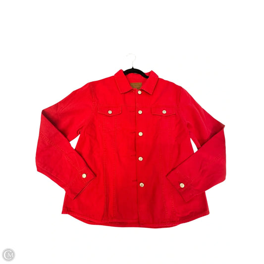 Jacket Other By Pendleton In Red, Size: L