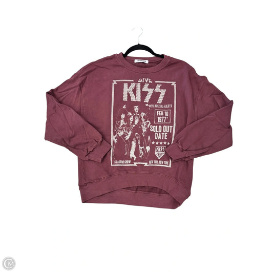 Sweater By Clothes Mentor In Red, Size: M