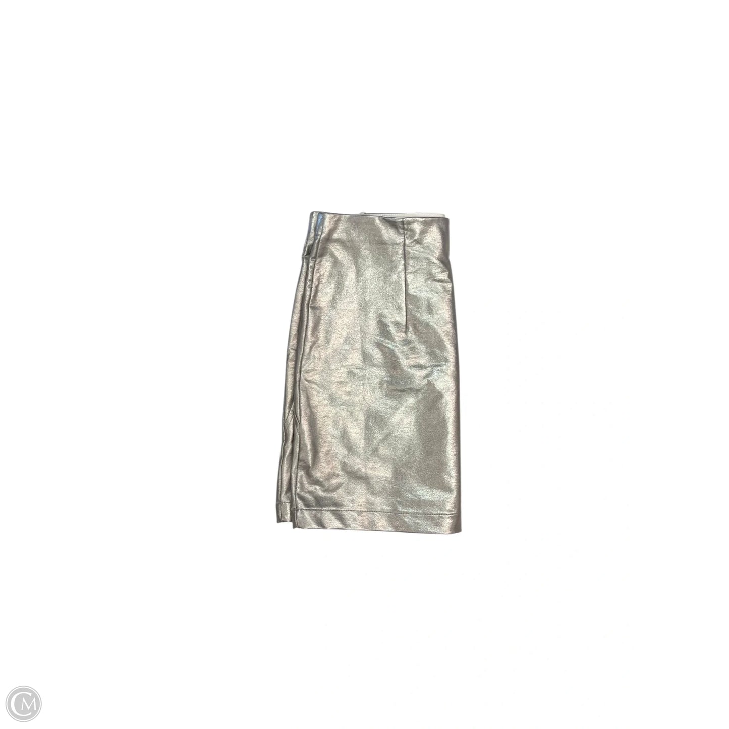 Skirt Mini & Short By Clothes Mentor In Silver, Size: 0