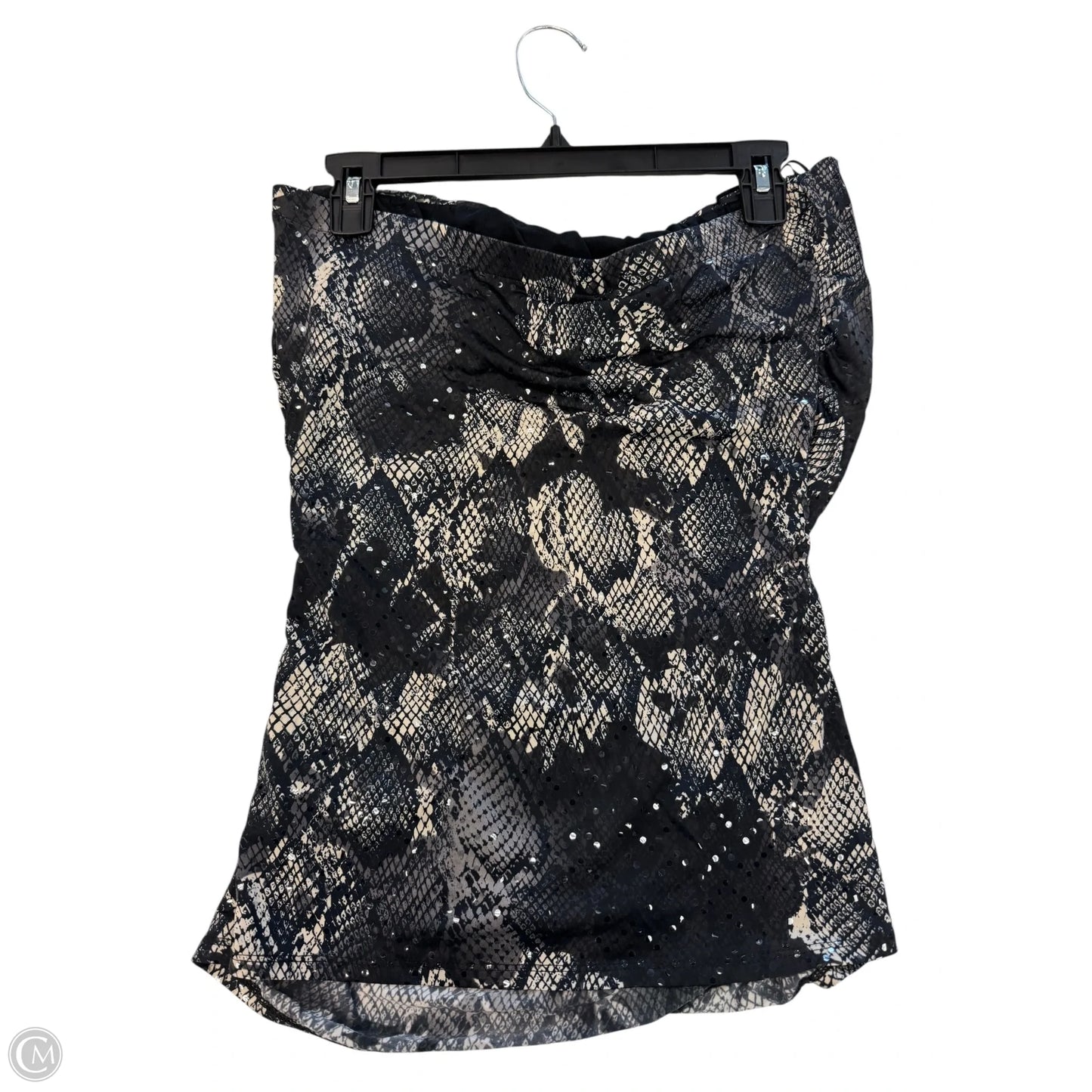 Top Sleeveless By Express In Animal Print, Size: L