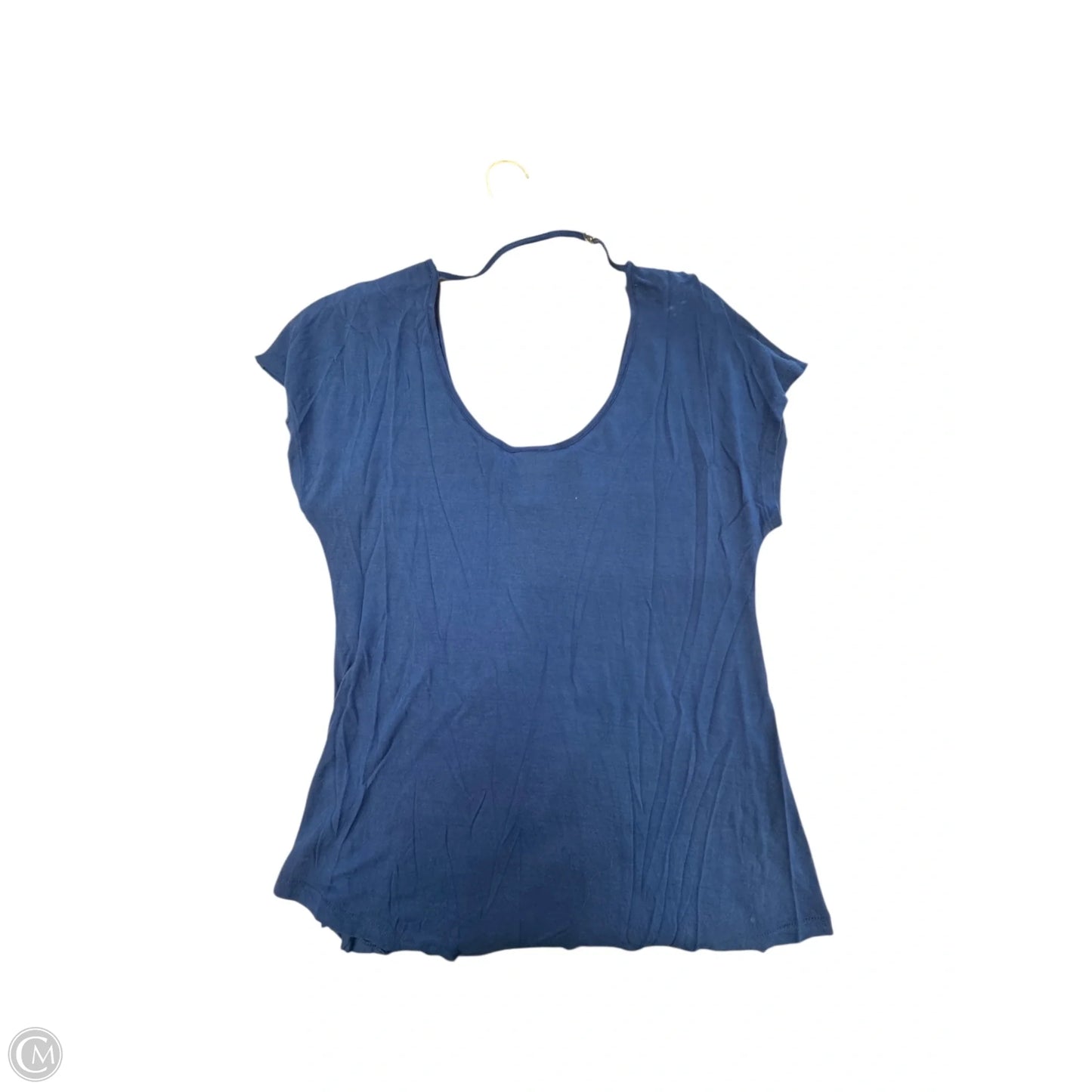 Top Short Sleeve By Daytrip In Blue, Size: M