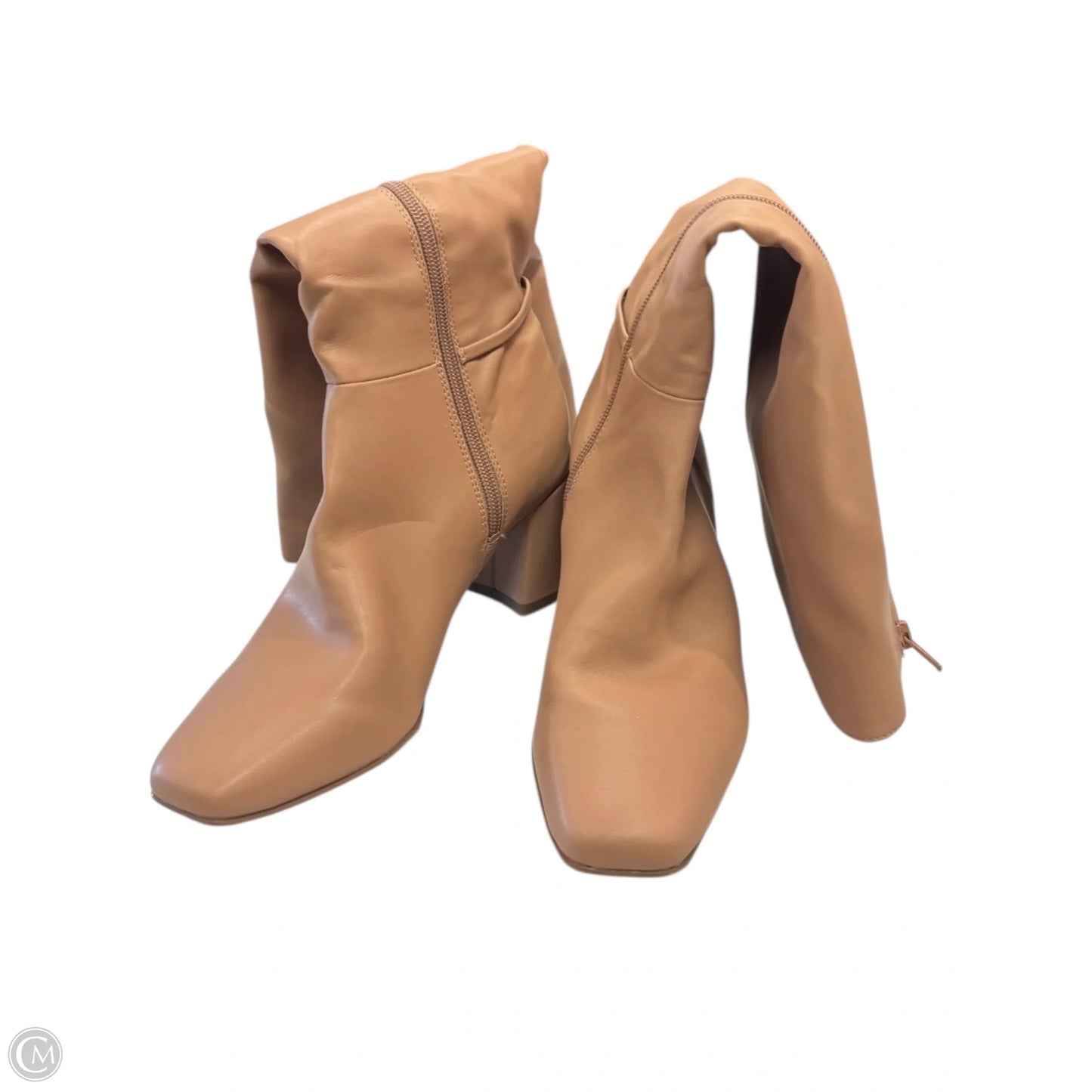 Boots Knee Heels By Naturalizer In Beige, Size: 7