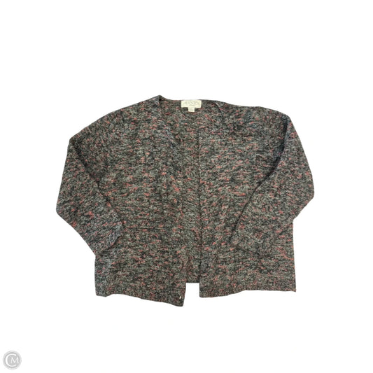 Cardigan By Casual Corner In Black & Grey, Size: Xl