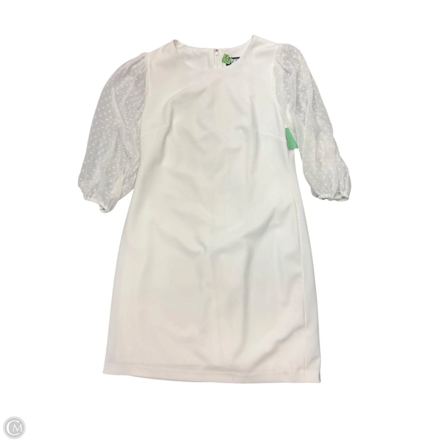Dress Casual Midi By Dkny In White, Size: 10