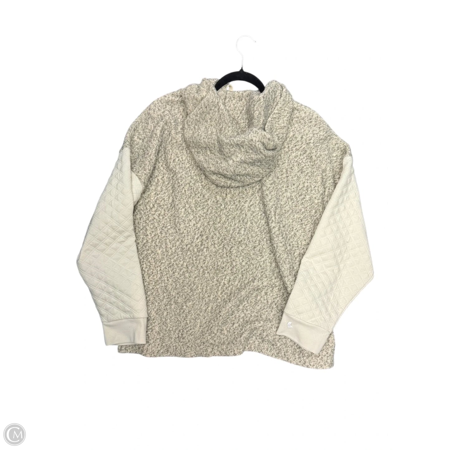 Sweatshirt Hoodie By Madewell In Grey, Size: Xl