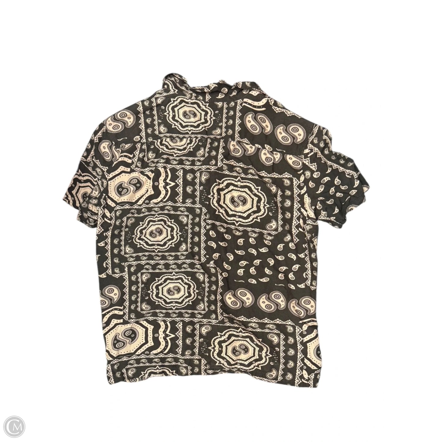 Top Short Sleeve By Pacsun In Black, Size: L
