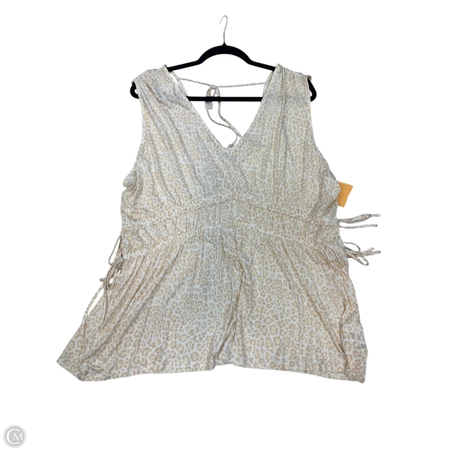 Blouse Sleeveless By Maurices In Yellow, Size: 2x