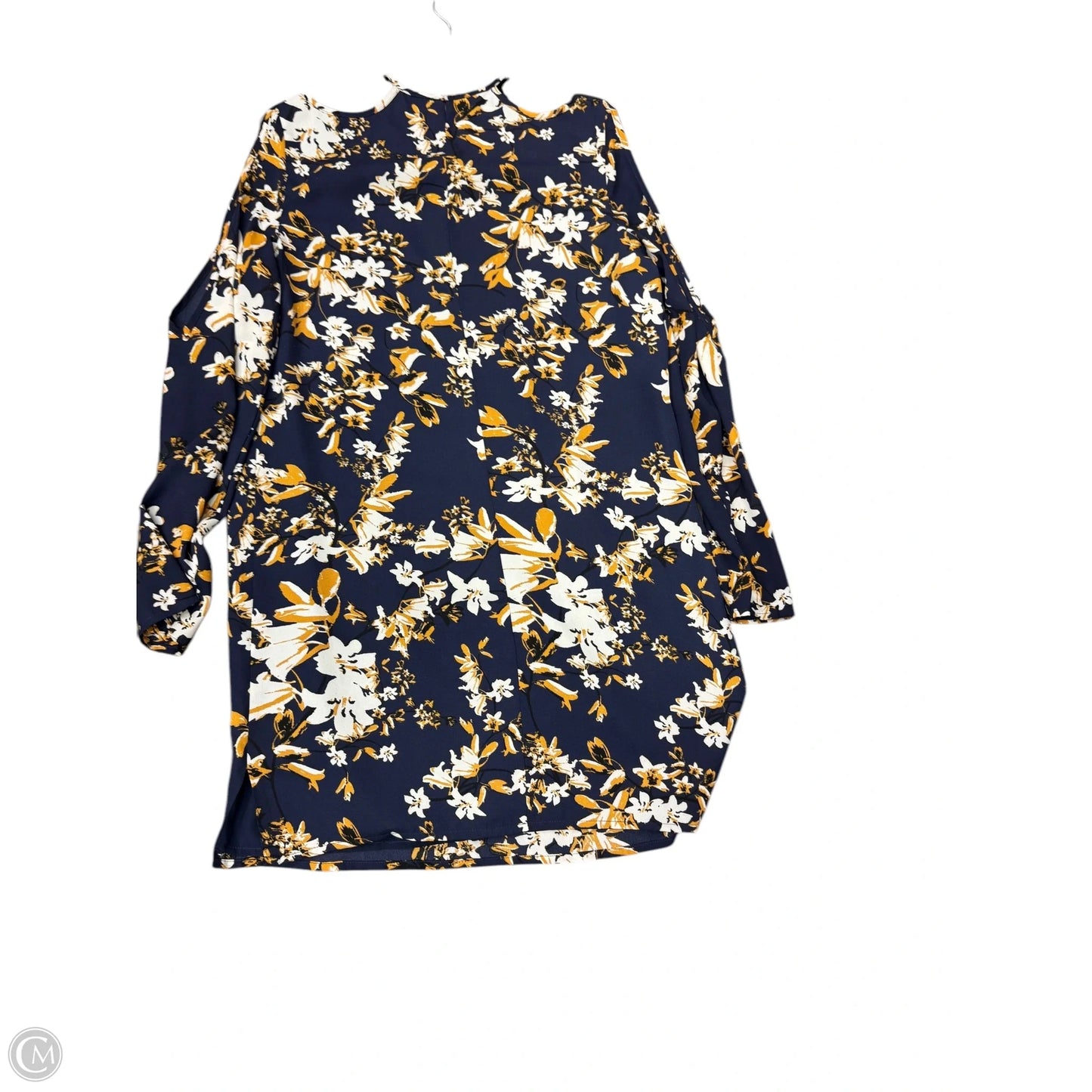 Dress Casual Midi By Ali And Jay In Blue & Yellow, Size: 2