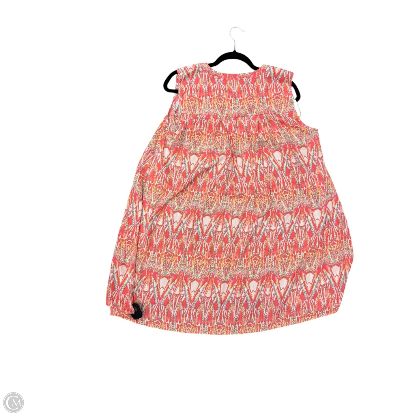 Top Sleeveless By Daniel Rainn In Pink, Size: 1x