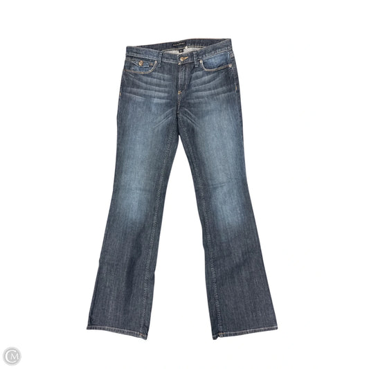 Jeans Straight By Banana Republic In Blue Denim, Size: 6