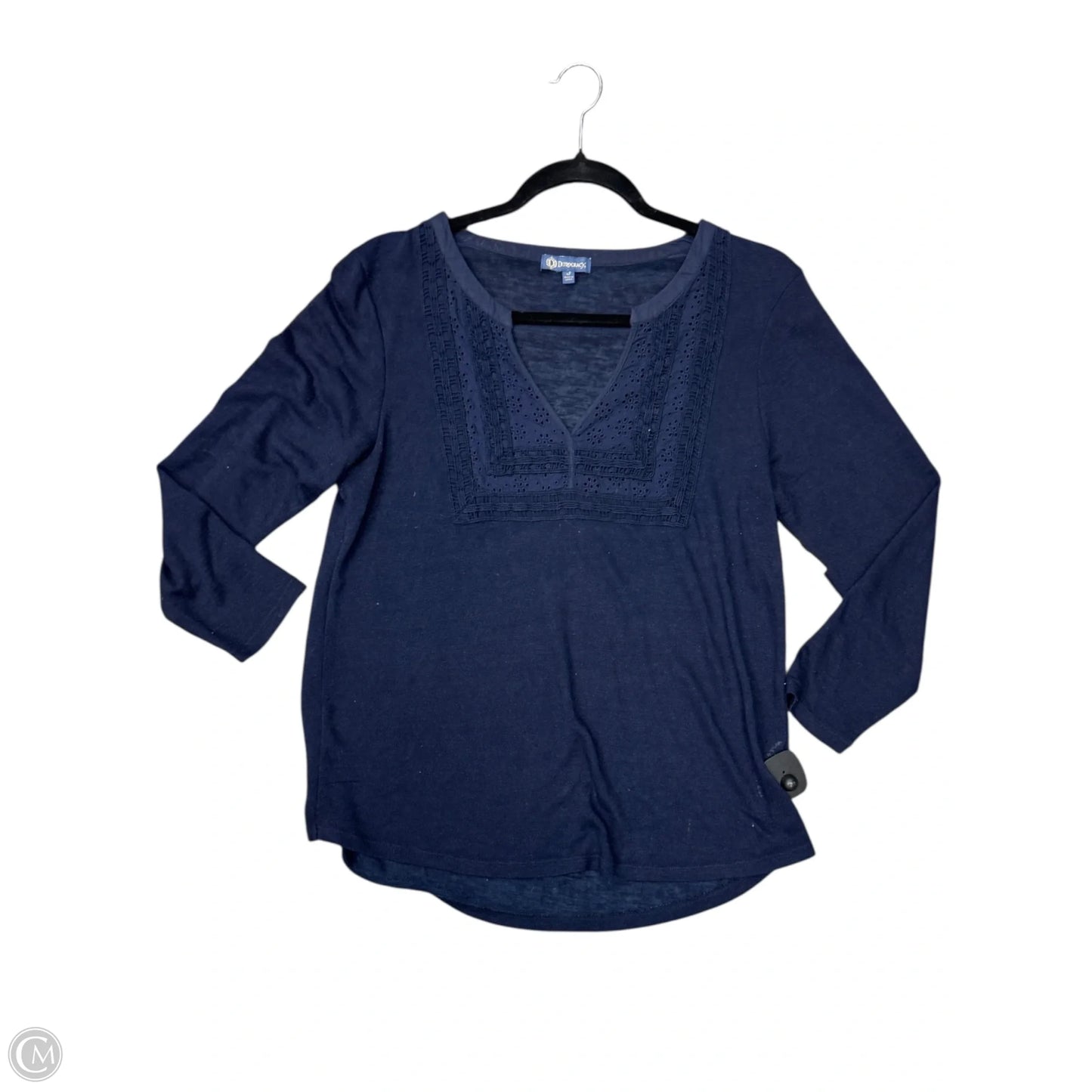 Top 3/4 Sleeve By Democracy In Navy, Size: S