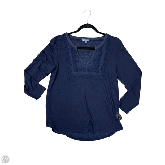 Top 3/4 Sleeve By Democracy In Navy, Size: S