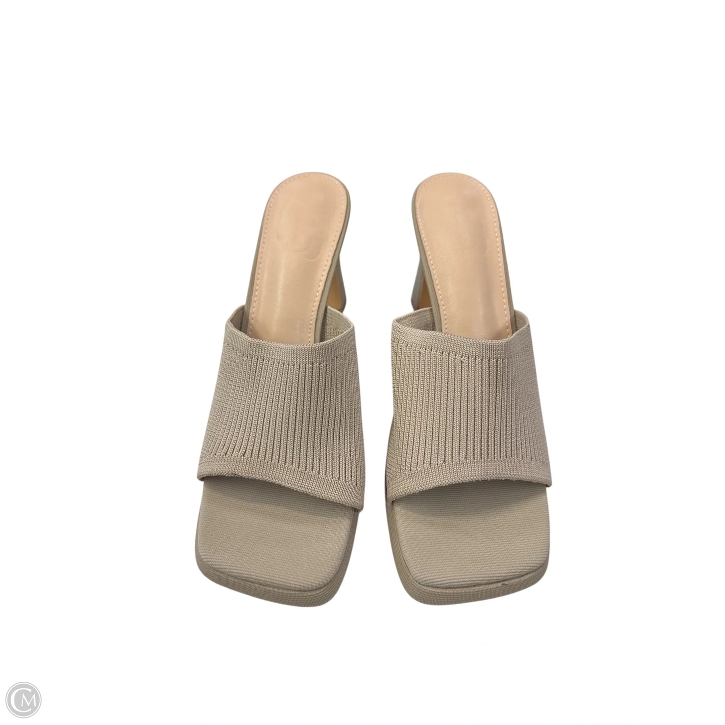 Shoes Heels Block By Cmb In Tan, Size: 9