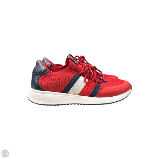 Shoes Athletic By Tommy Hilfiger In Red, Size: 8.5