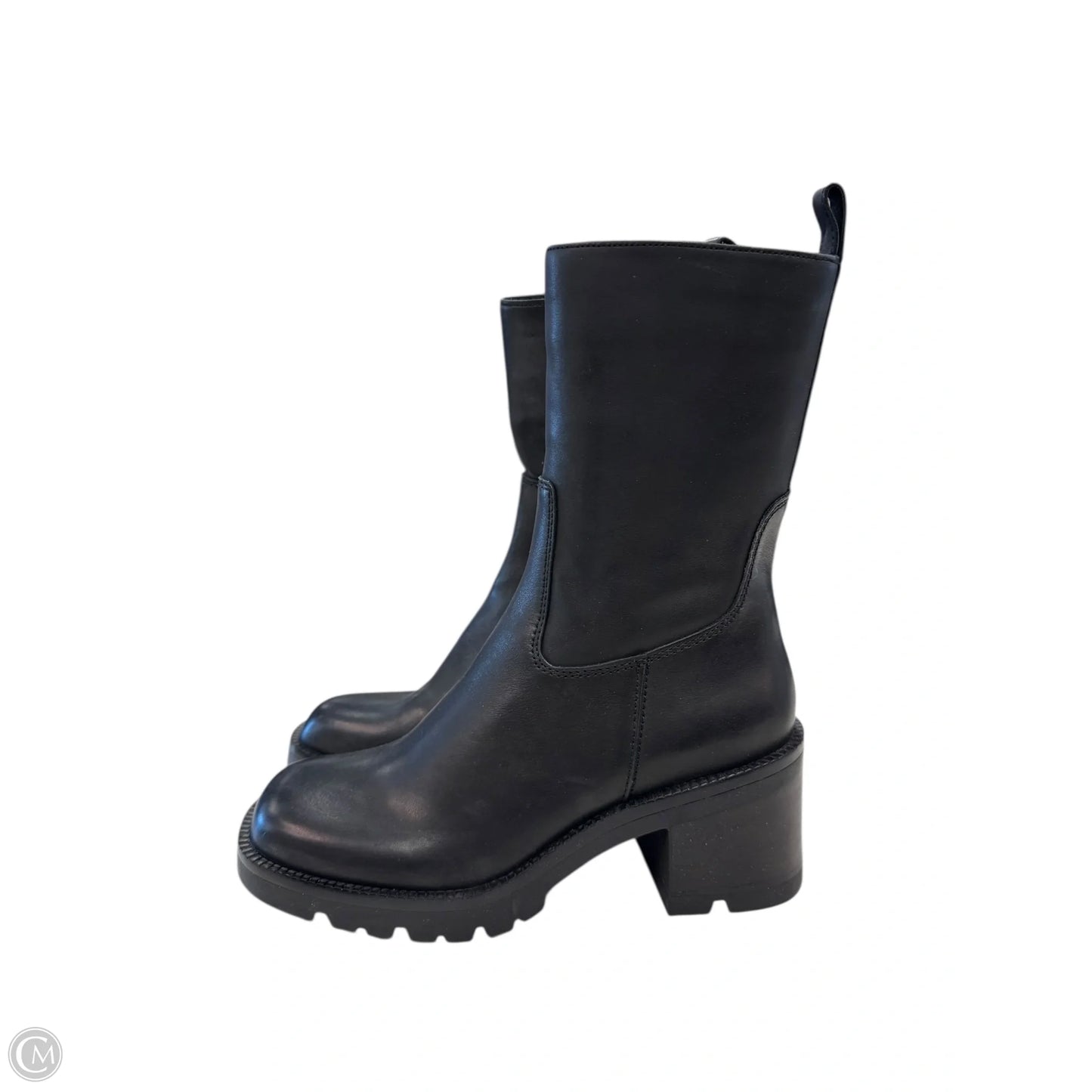 Boots Knee Heels By Steve Madden In Black, Size: 5