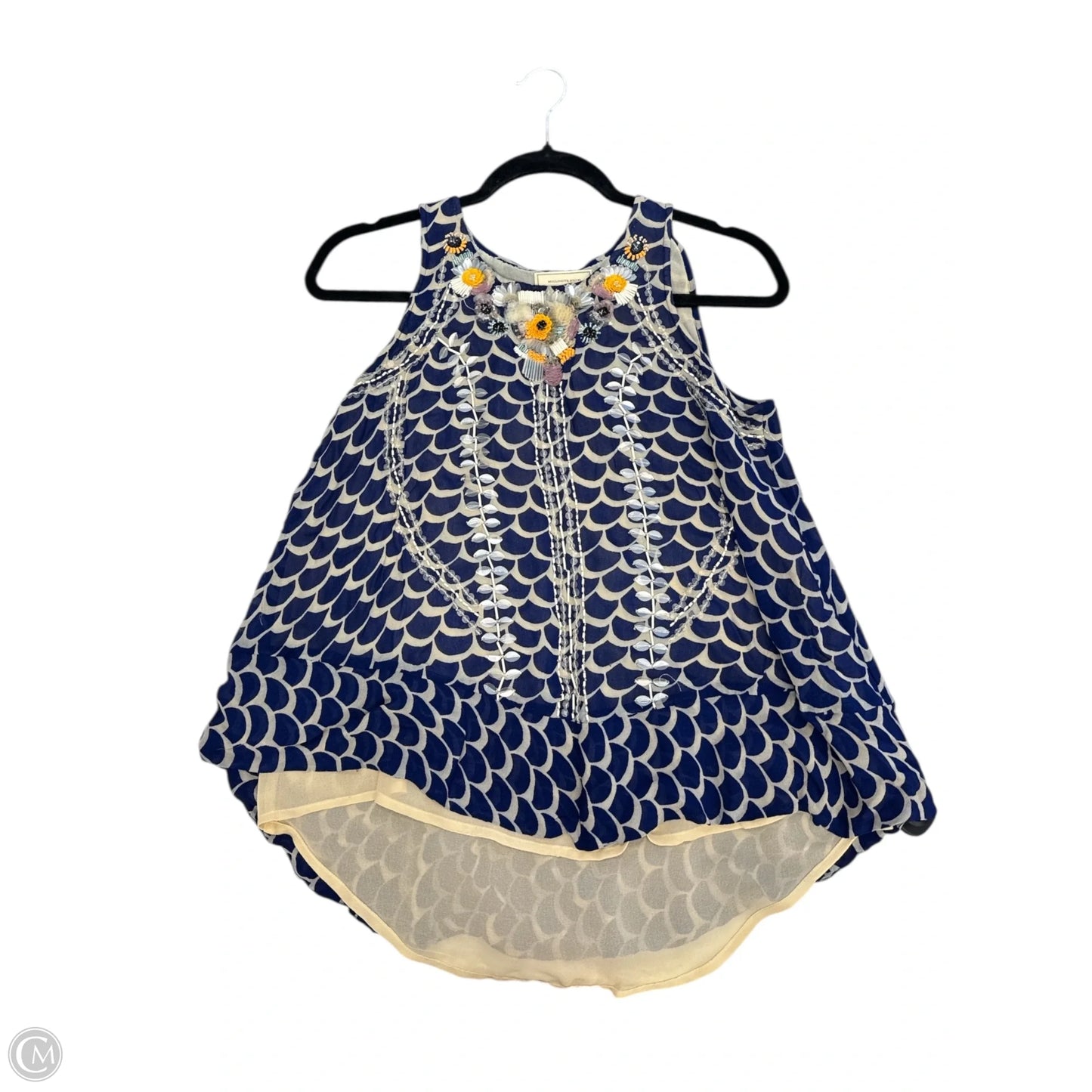 Blouse Sleeveless By Moulinette Soeurs In Blue, Size: S