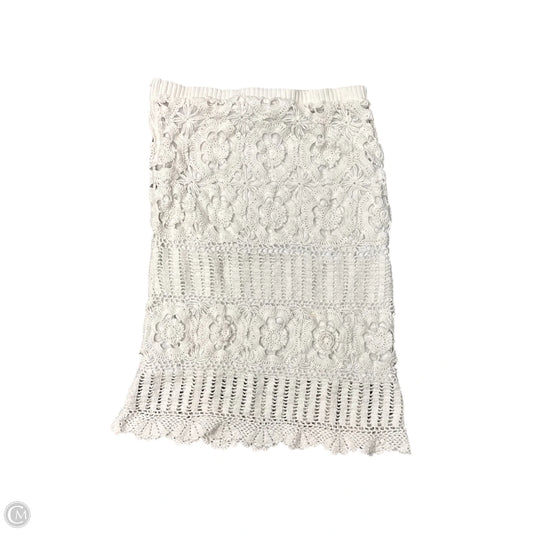 Skirt Midi By 111 State In Cream, Size: L