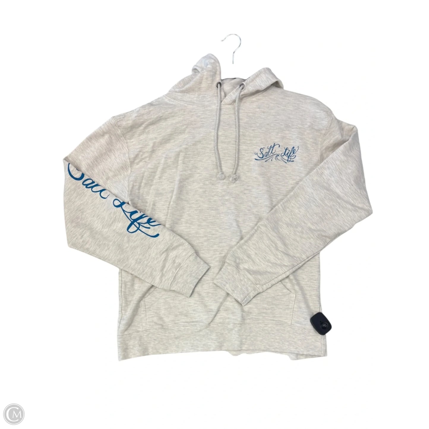 Sweatshirt Hoodie By Clothes Mentor In Taupe, Size: L