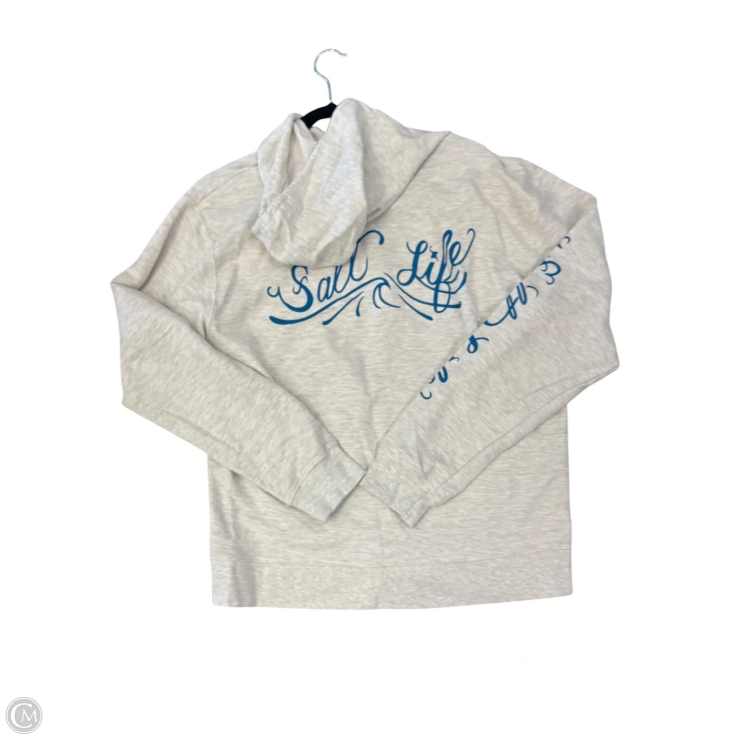 Sweatshirt Hoodie By Clothes Mentor In Taupe, Size: L