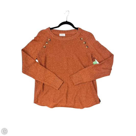 Sweater By Market & Spruce In Orange, Size: M