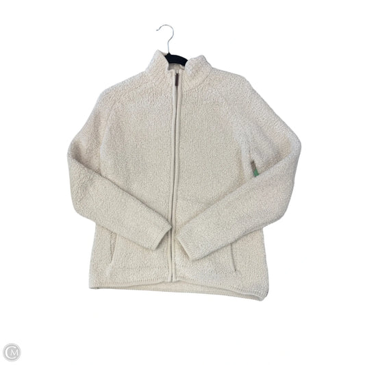Jacket Fleece By Natural Reflections In Cream, Size: M