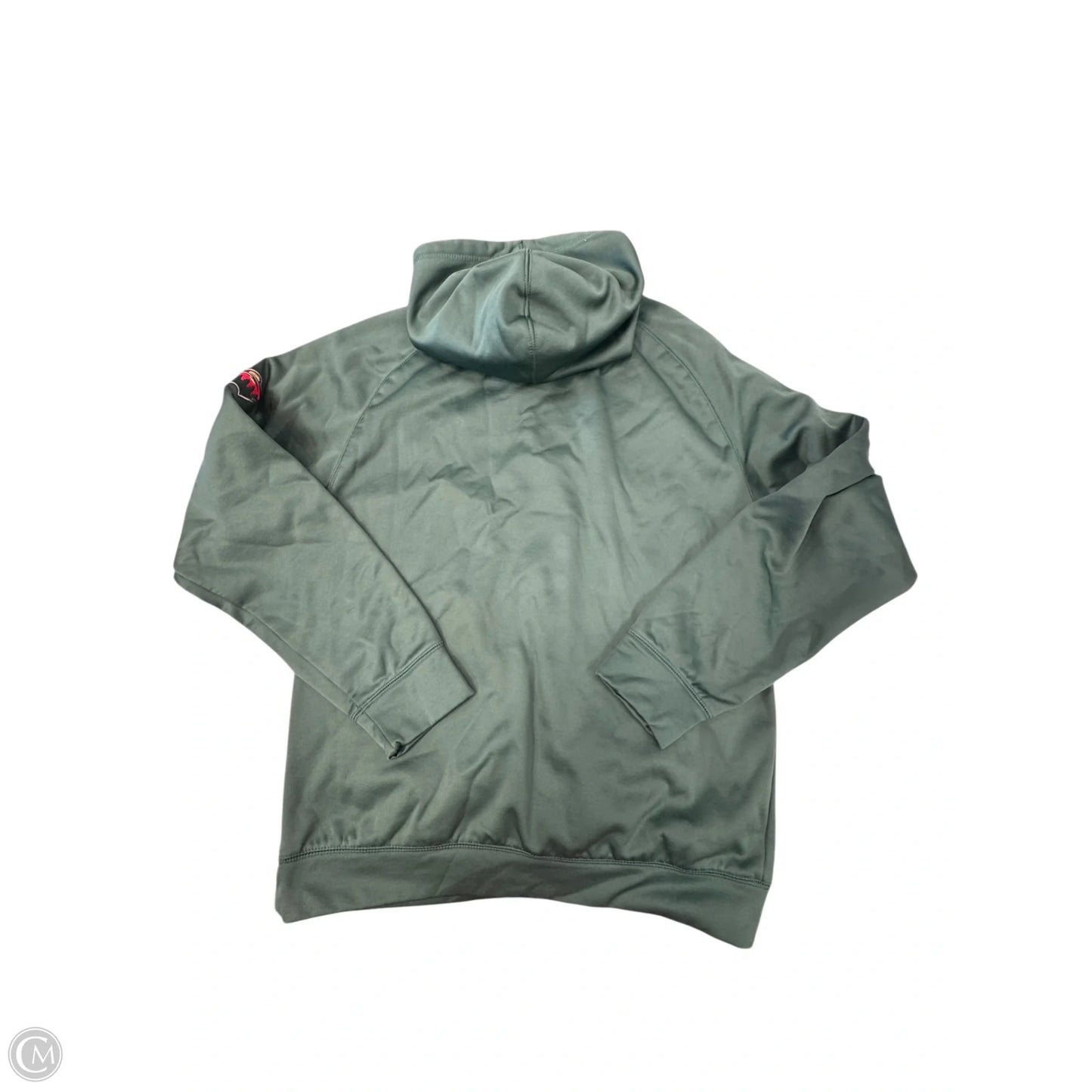 Sweatshirt Hoodie By Clothes Mentor In Green, Size: M