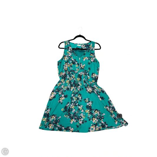 Dress Casual Midi By Maurices In Teal, Size: L