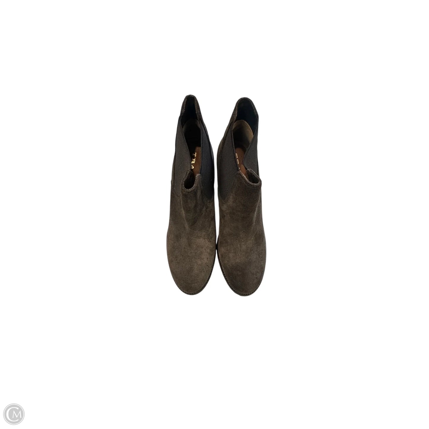 Boots Leather By Clothes Mentor In Brown, Size: 8.5