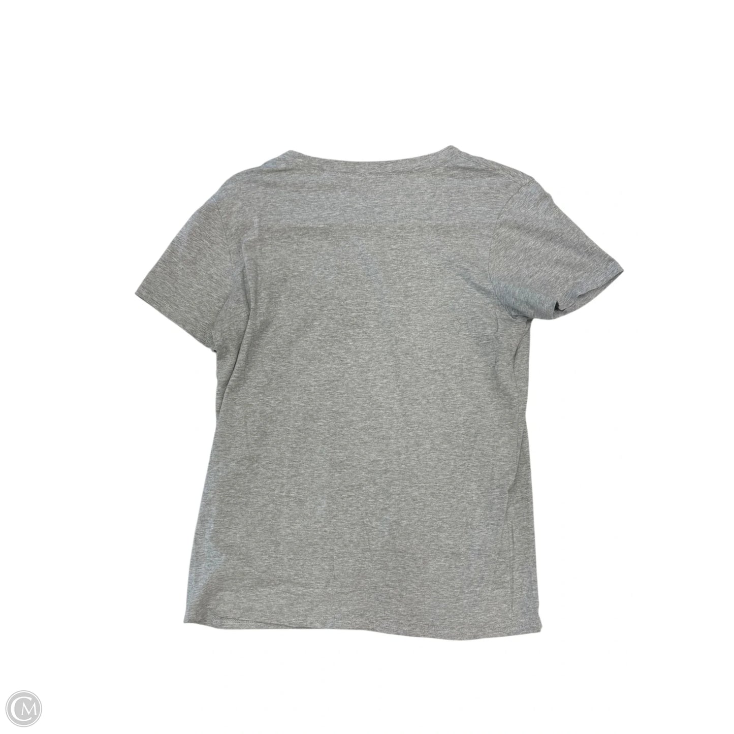 Top Short Sleeve Basic By Clothes Mentor In Grey, Size: M