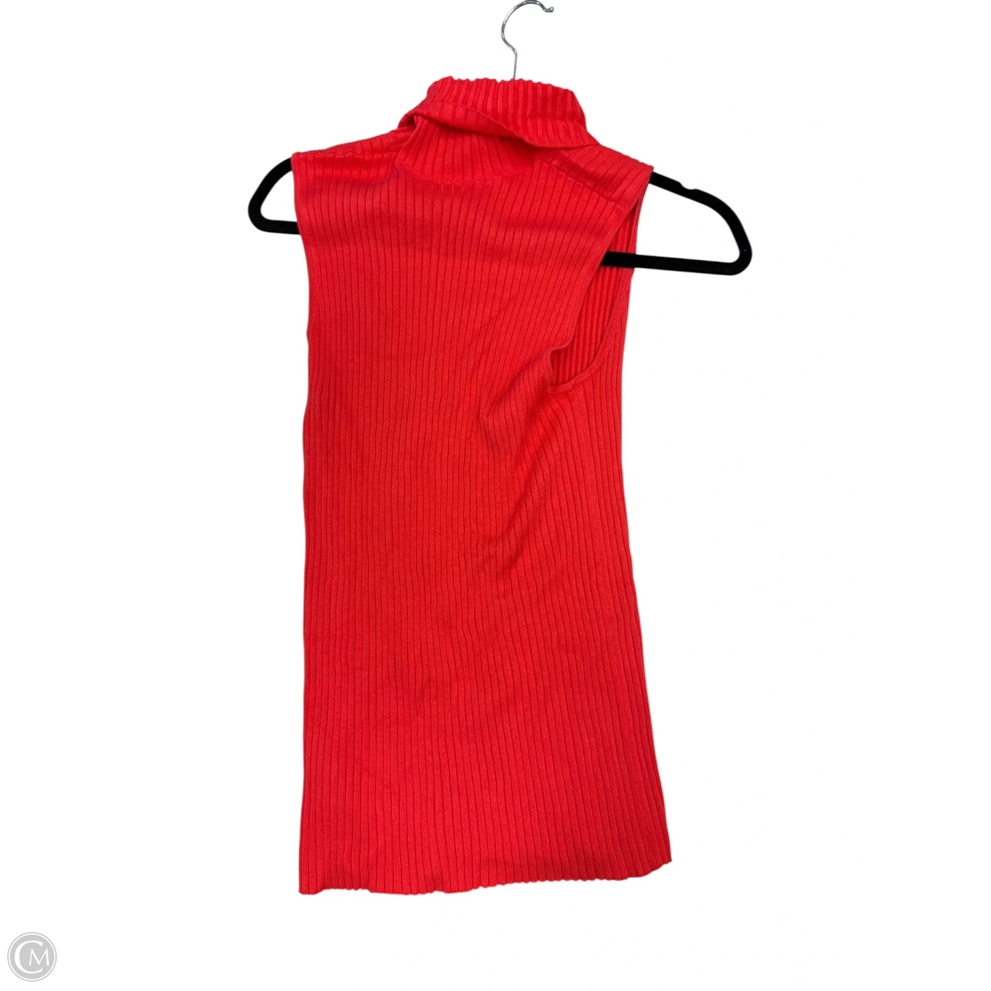 Top Sleeveless By Express In Orange, Size: Large