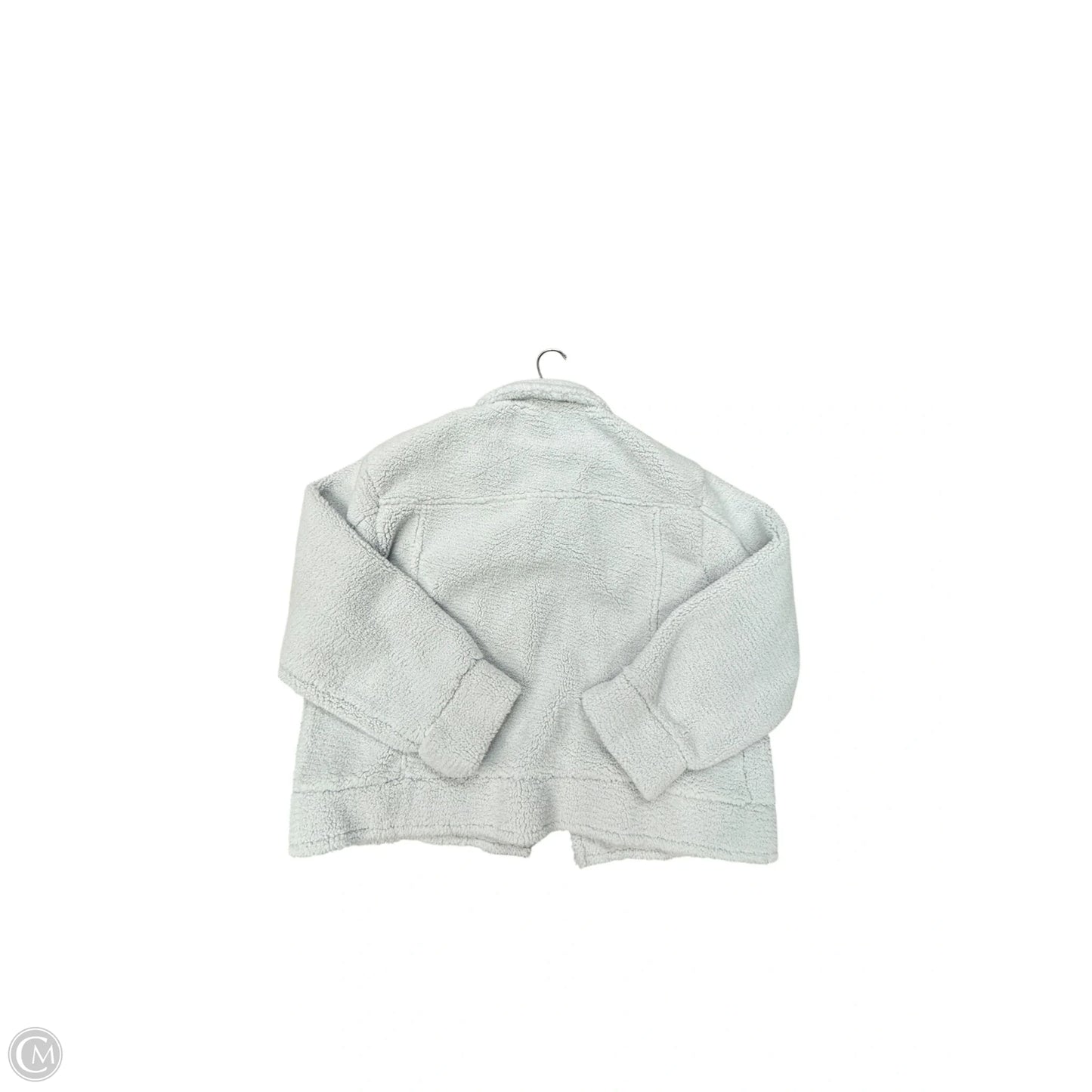 Jacket Fleece By Simply Southern In Grey, Size: Xxl