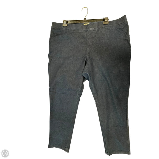 Jeans Jeggings By Per Se In Navy, Size: 3x
