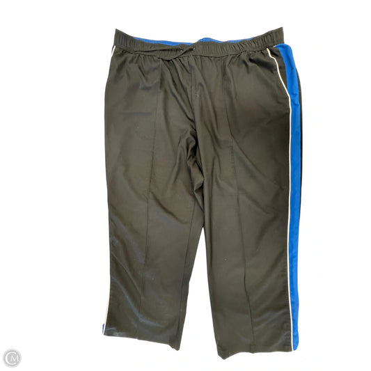 Athletic Pants By Sjb Active In Black & Blue, Size: 3x