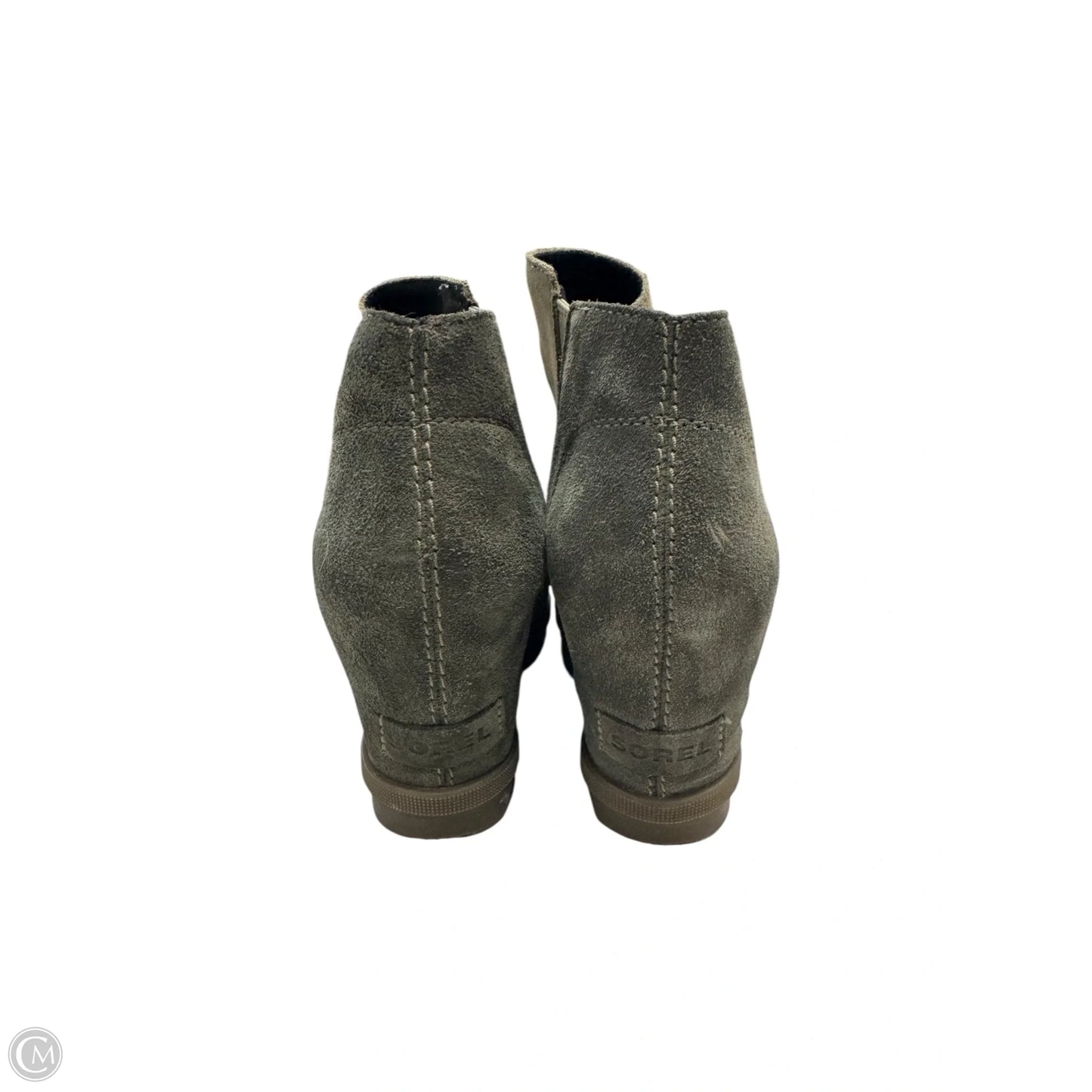 Boots Leather By Sorel In Green, Size: 10