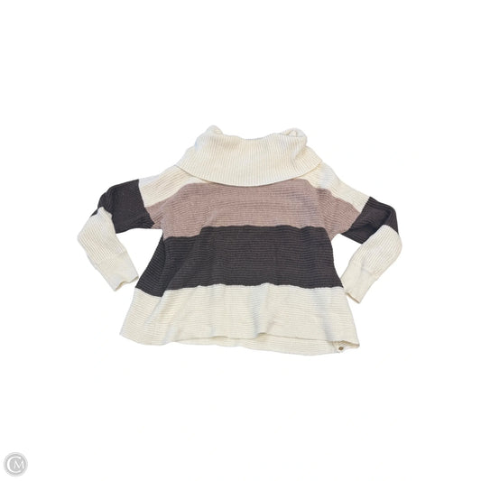Sweater By Lane Bryant In Brown & Cream, Size: Xl