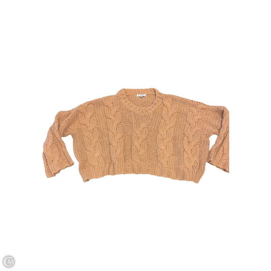 Sweater By Hyfve In Tan, Size: L
