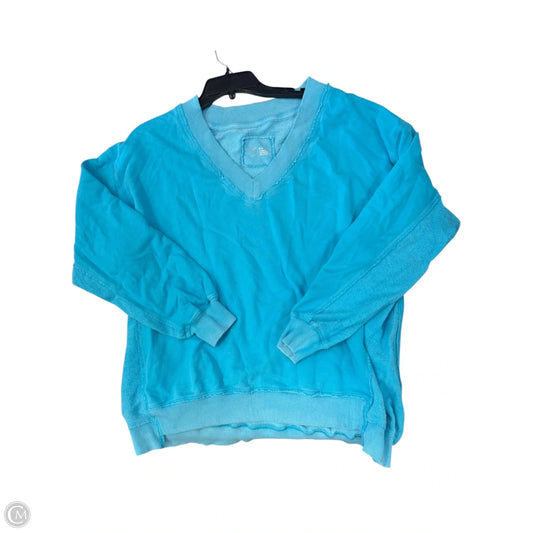 Sweatshirt Crewneck By Aerie In Aqua, Size: M