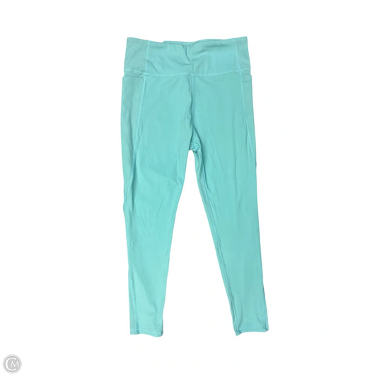 Athletic Leggings By Clothes Mentor In Aqua, Size: L