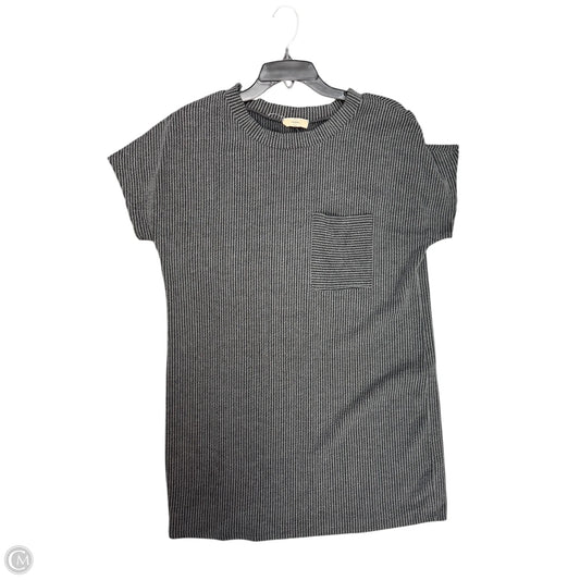 Dress Casual Midi By Entro In Black & Grey, Size: S