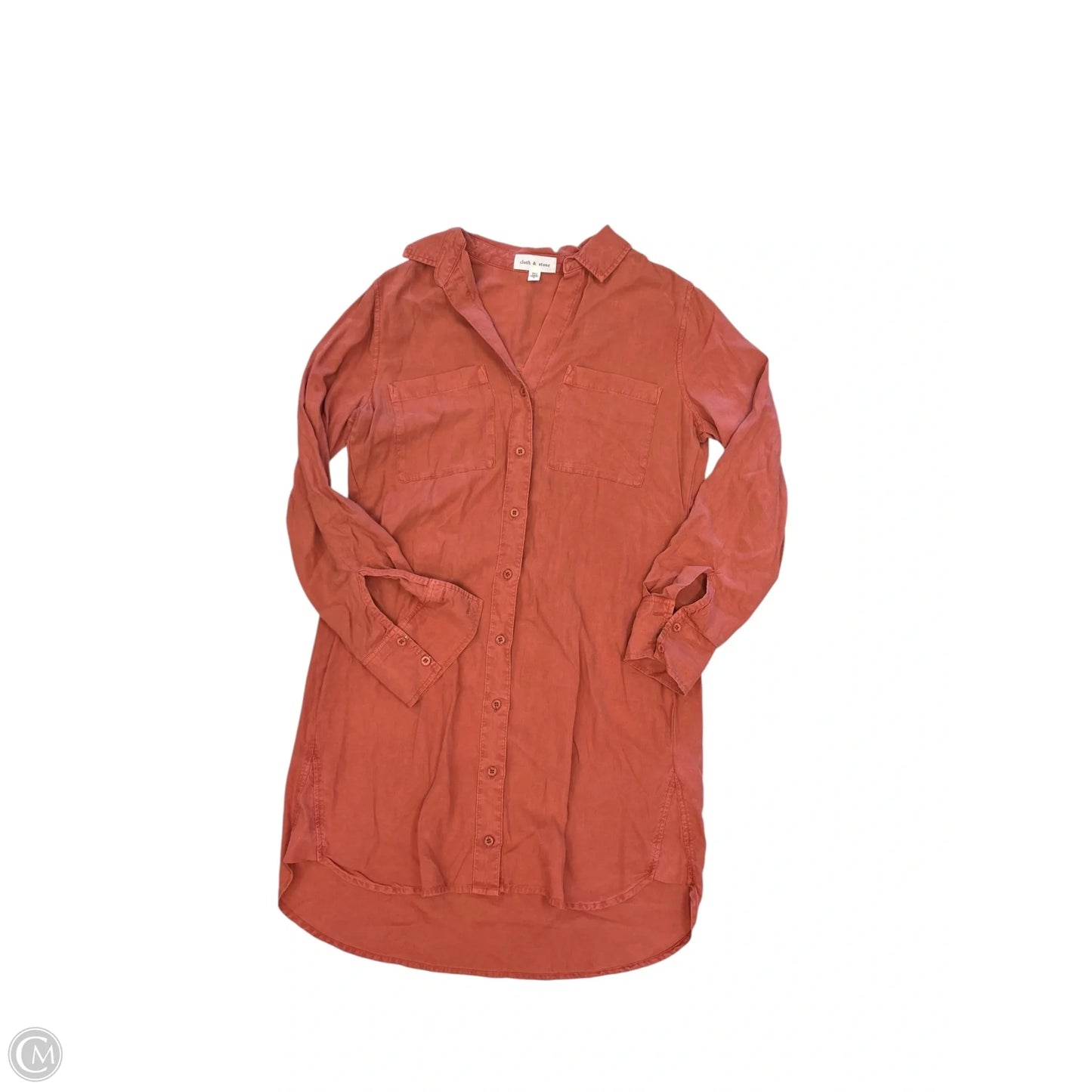 Dress Casual Midi By Cloth & Stone In Orange, Size: S
