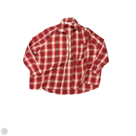 Blouse Long Sleeve By Hyfve In Red, Size: S
