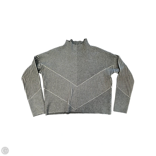 Sweater By Cynthia Rowley In Black & Grey, Size: L