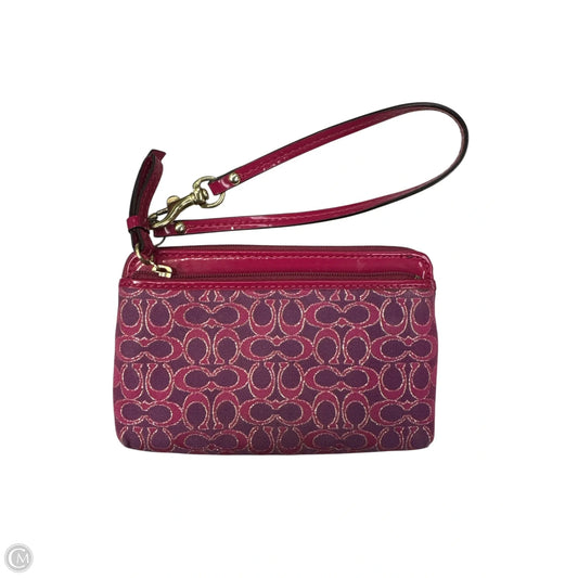 Wristlet Designer By Coach, Size: Small