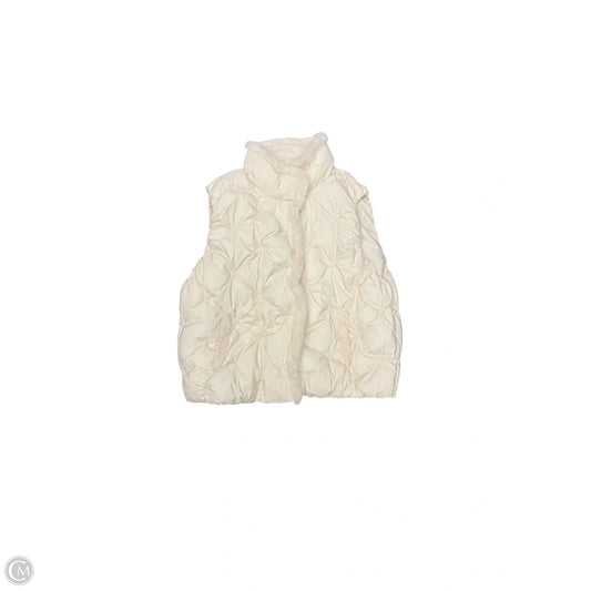 Vest Puffer & Quilted By Chicos In Cream, Size: 2x