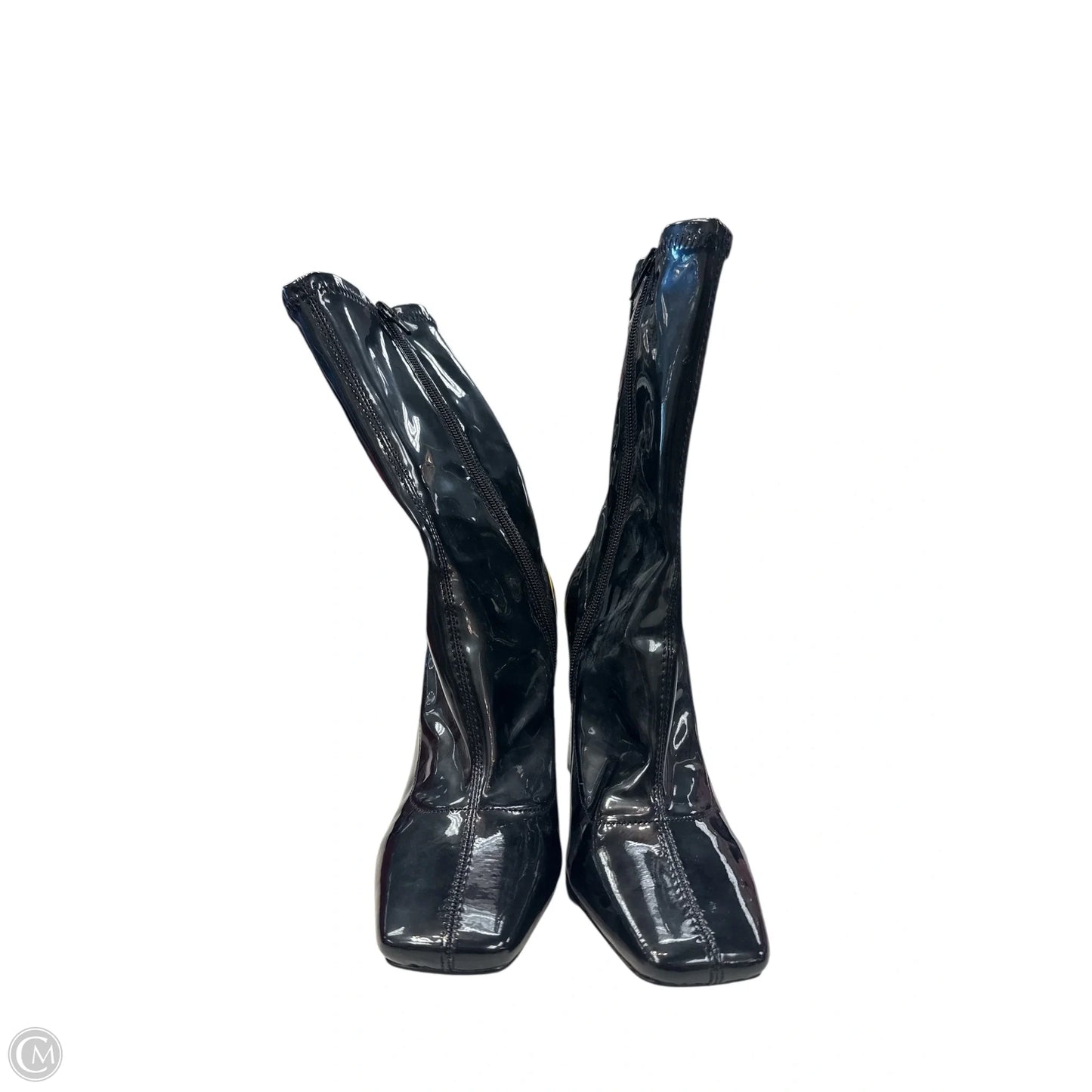 Boots Mid-calf Heels By Aldo In Black, Size: 8