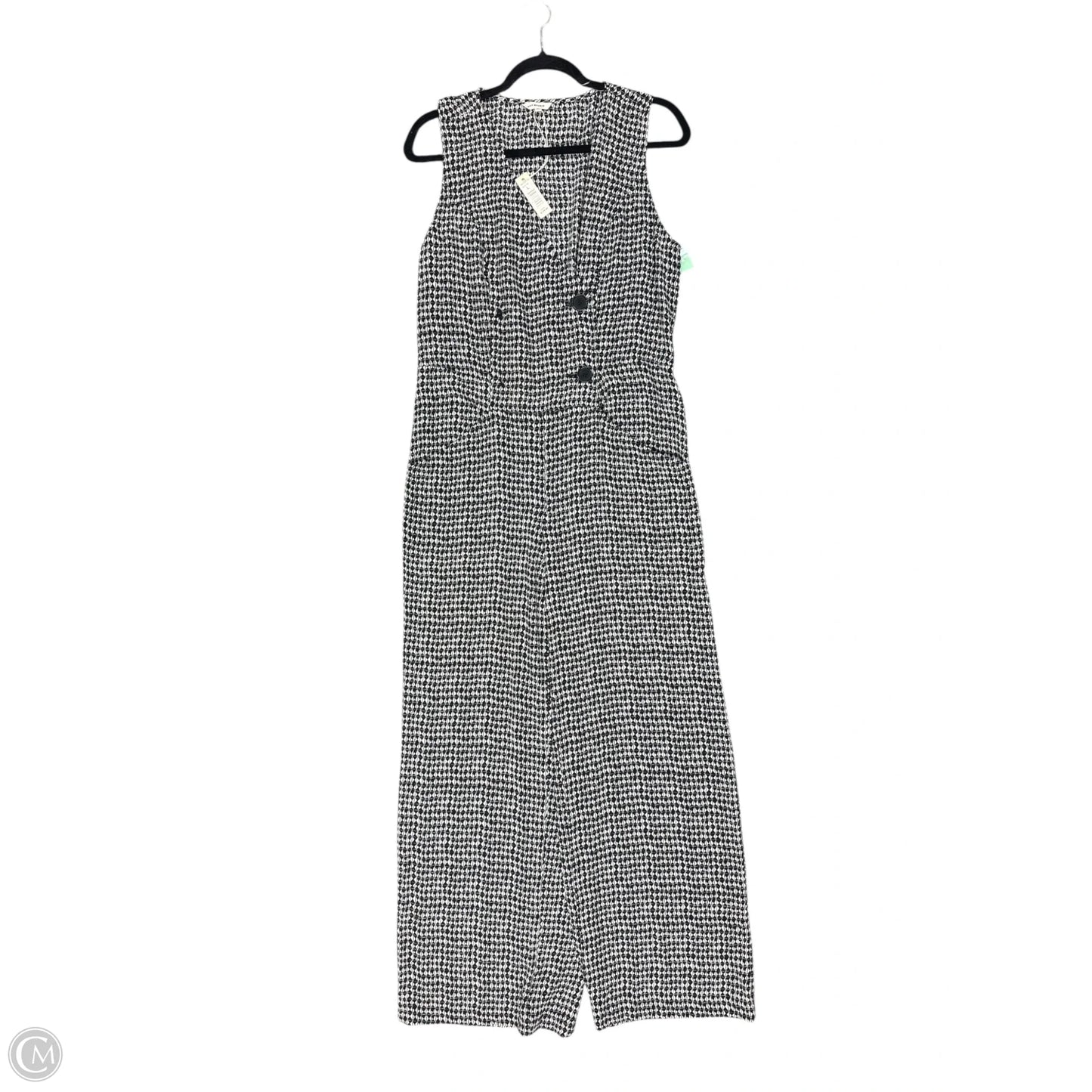 Jumpsuit By Max Studio In Black & White, Size: L