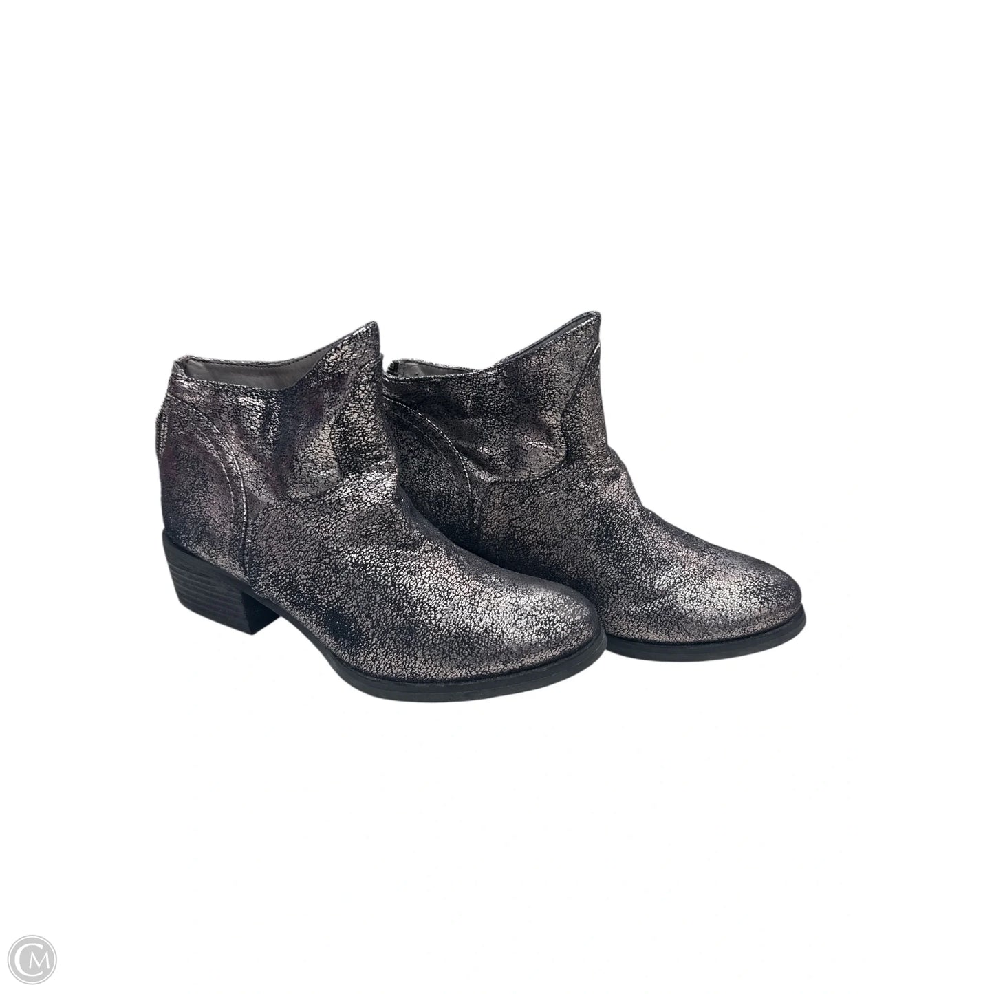 Boots Ankle Flats By Not Rated In Silver, Size: 10