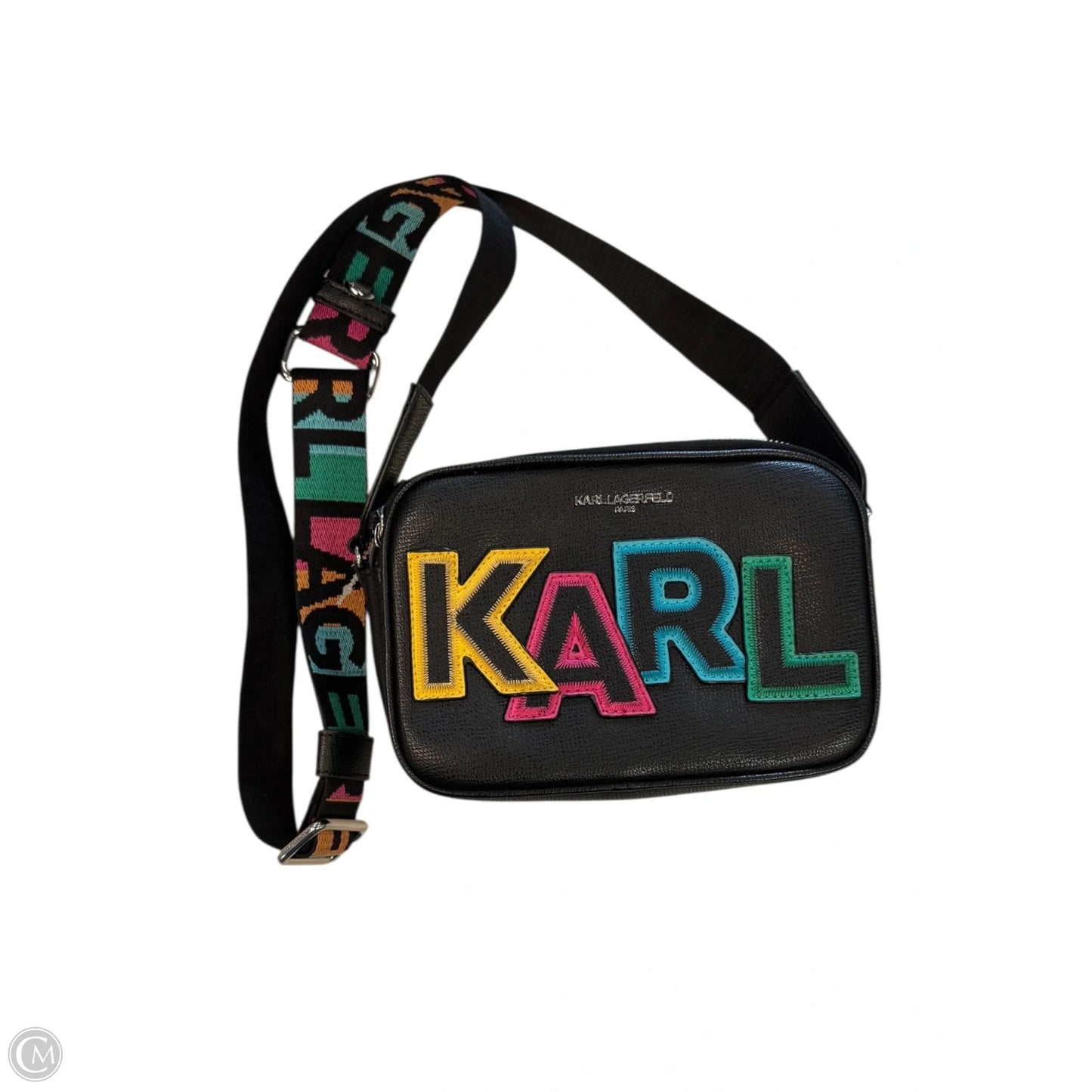 Handbag Designer By Karl Lagerfeld, Size: Medium