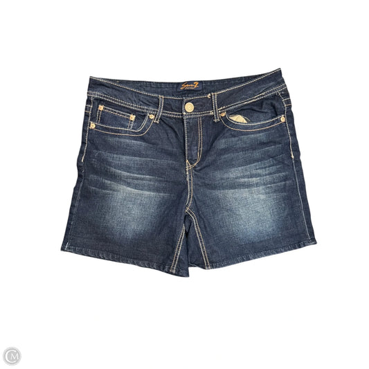 Shorts By Seven 7 In Blue Denim, Size: 12